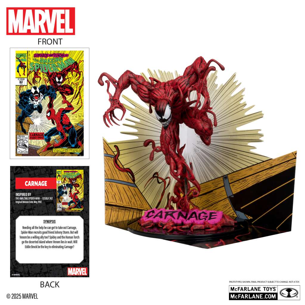 Marvel collection 1/10 carnage (amazing spider-man )