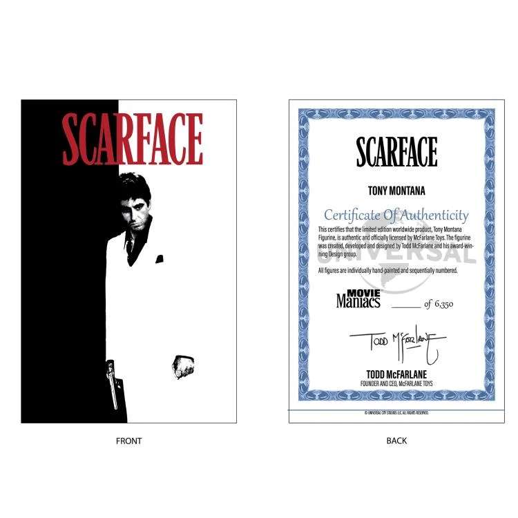 Movie maniacs tony montana (scarface) figure