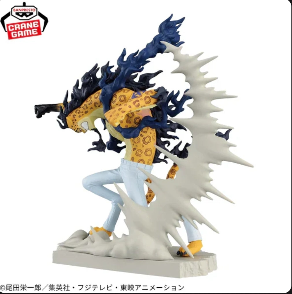COPPIA FIGURE Monkey D. Luffy Gear 5 VS Rob Lucci One Piece Scenic View