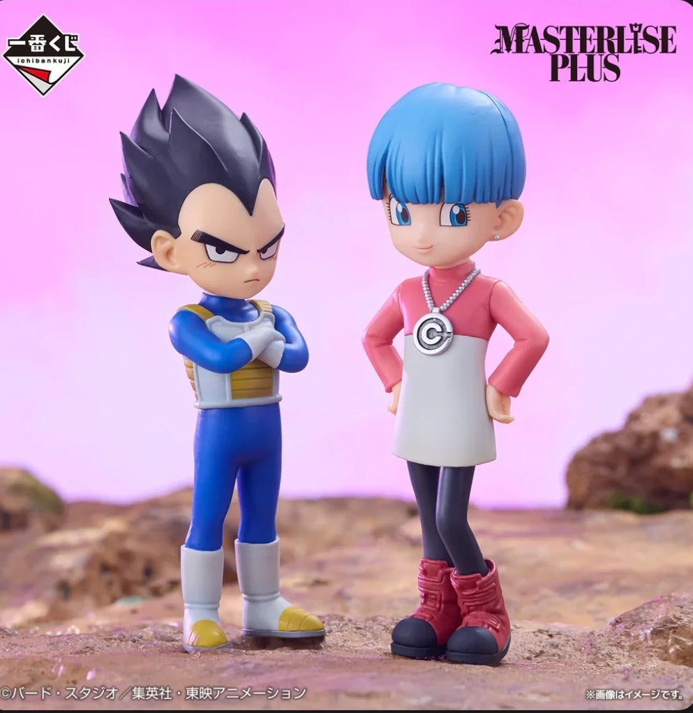 ICHIBAN KUJI DRAGON BALL DAIMA PREMIO B VEGETA & BULMA  MASTERLISE PLUS