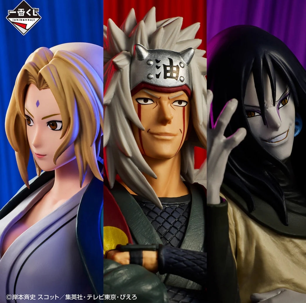 ICHIBAN KUJI NARUTO SHIPPUDEN - LEGENDARY THREE NINJAS - PREMIO A- JIRAYA MASTERLISE