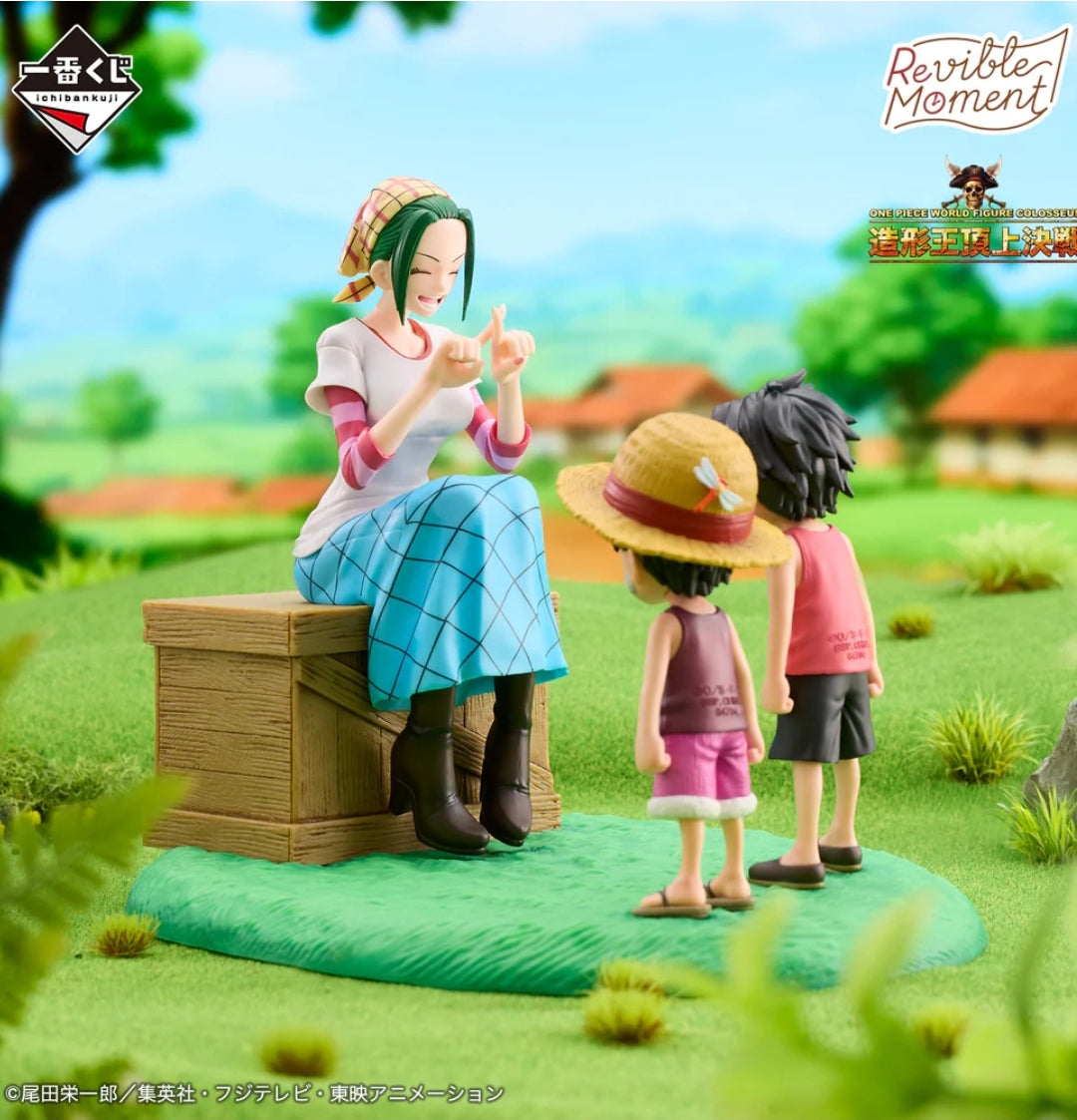 Ichiban kujy One piece Road to Dawn To Path to Adventure premio A..Revible Moment sculpture KING Memory OF Foosha village