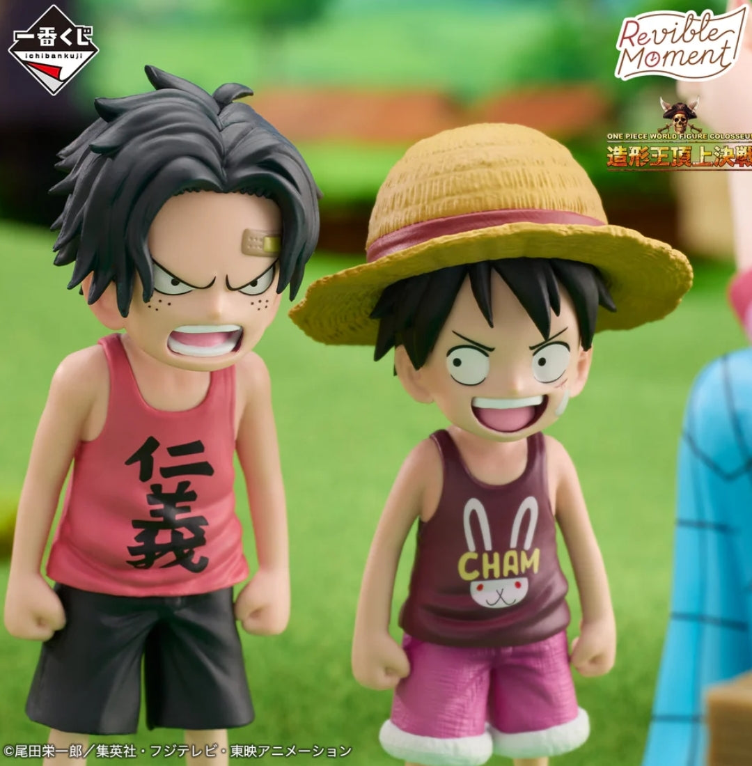 Ichiban kujy One piece Road to Dawn To Path to Adventure premio A..Revible Moment sculpture KING Memory OF Foosha village