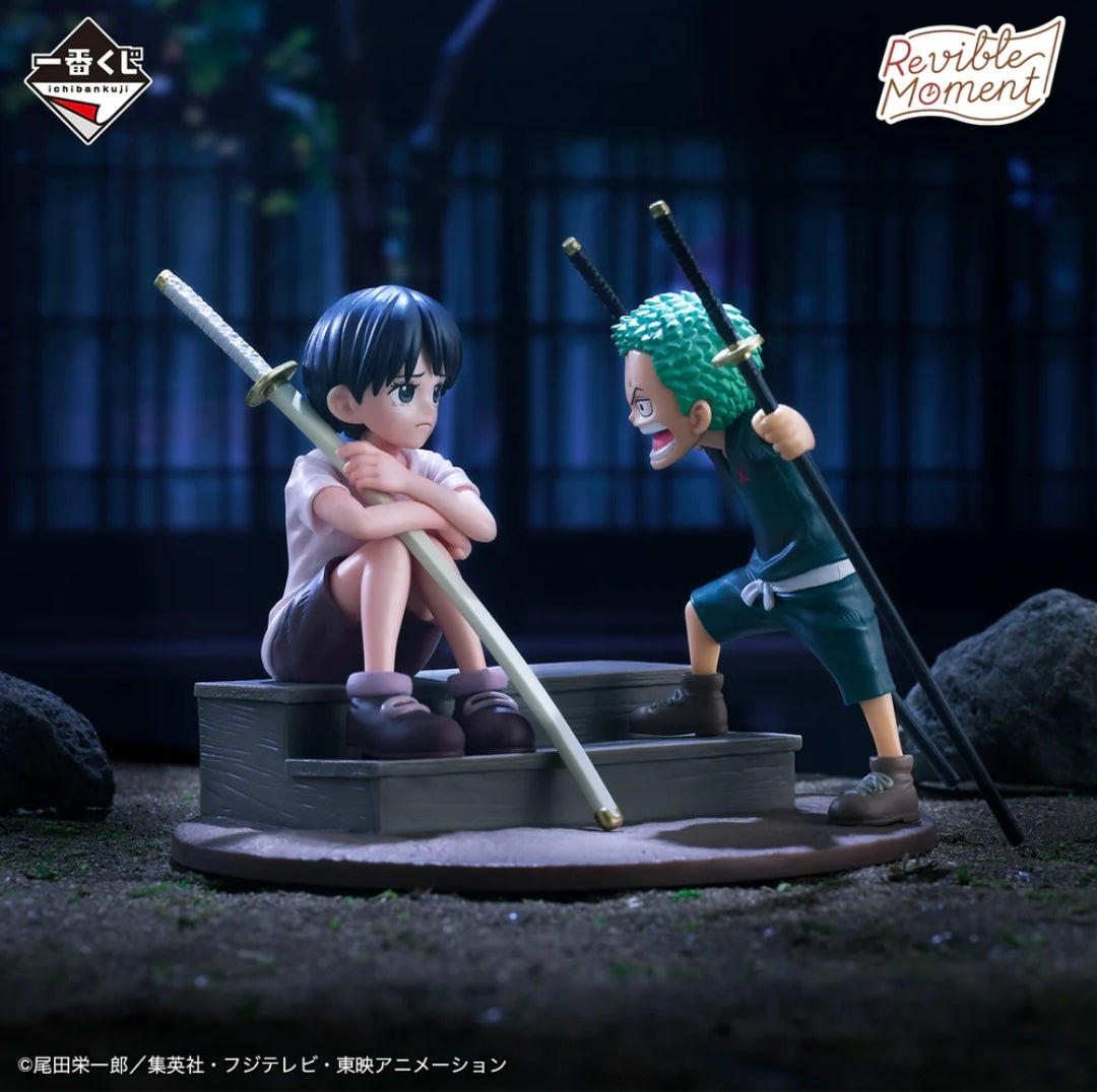 ICHIBAN KUJI ONE PIECE ROAD TO DAWN - THE PATH TO ADVENTURE PREMIO C REVIBLE MOMENT RORONOA ZORO & KUINA