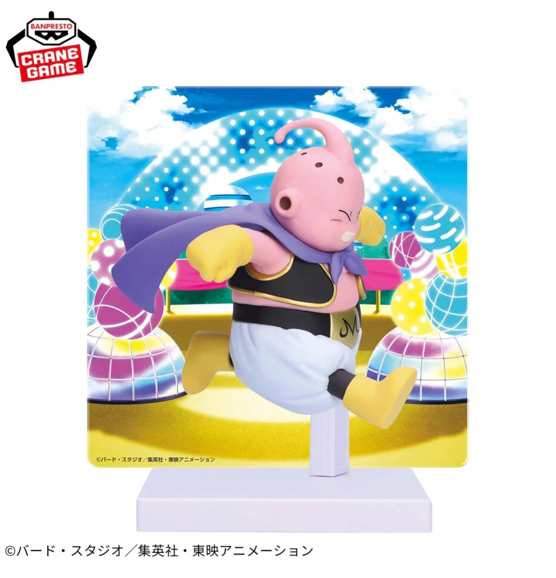 DRAGON BALL DAIMA-MAJIN BUU-(MINI)-FIGURA CON PANNELLO