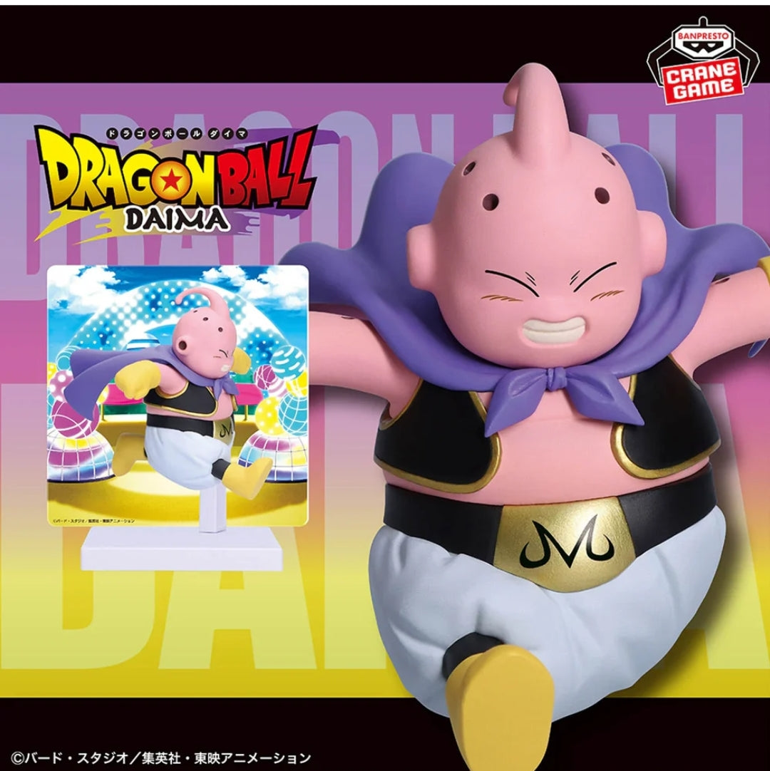 DRAGON BALL DAIMA-MAJIN BUU-(MINI)-FIGURA CON PANNELLO