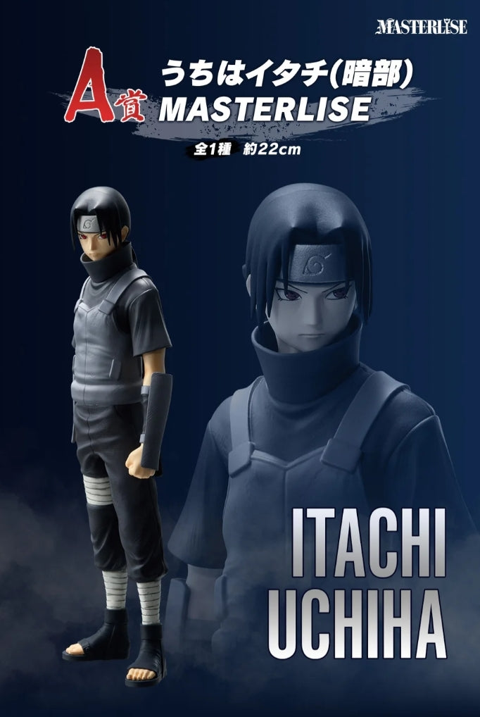 ICHIBAN KUJI NARUTO SHIPPUDEN - RED EYES THAT REFLECT THE SOUL - PREMIO A - UCHIHA ITACHI  MASTERLISE