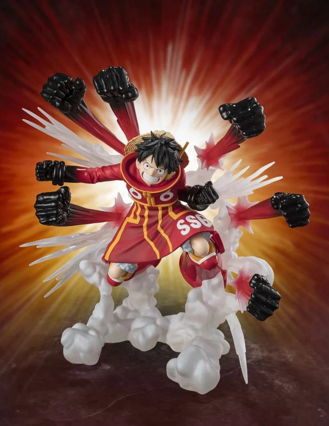 One piece Monkey D. Luffy Gum-Gum Hawk Gatling Extra Batt Figuarts Zero