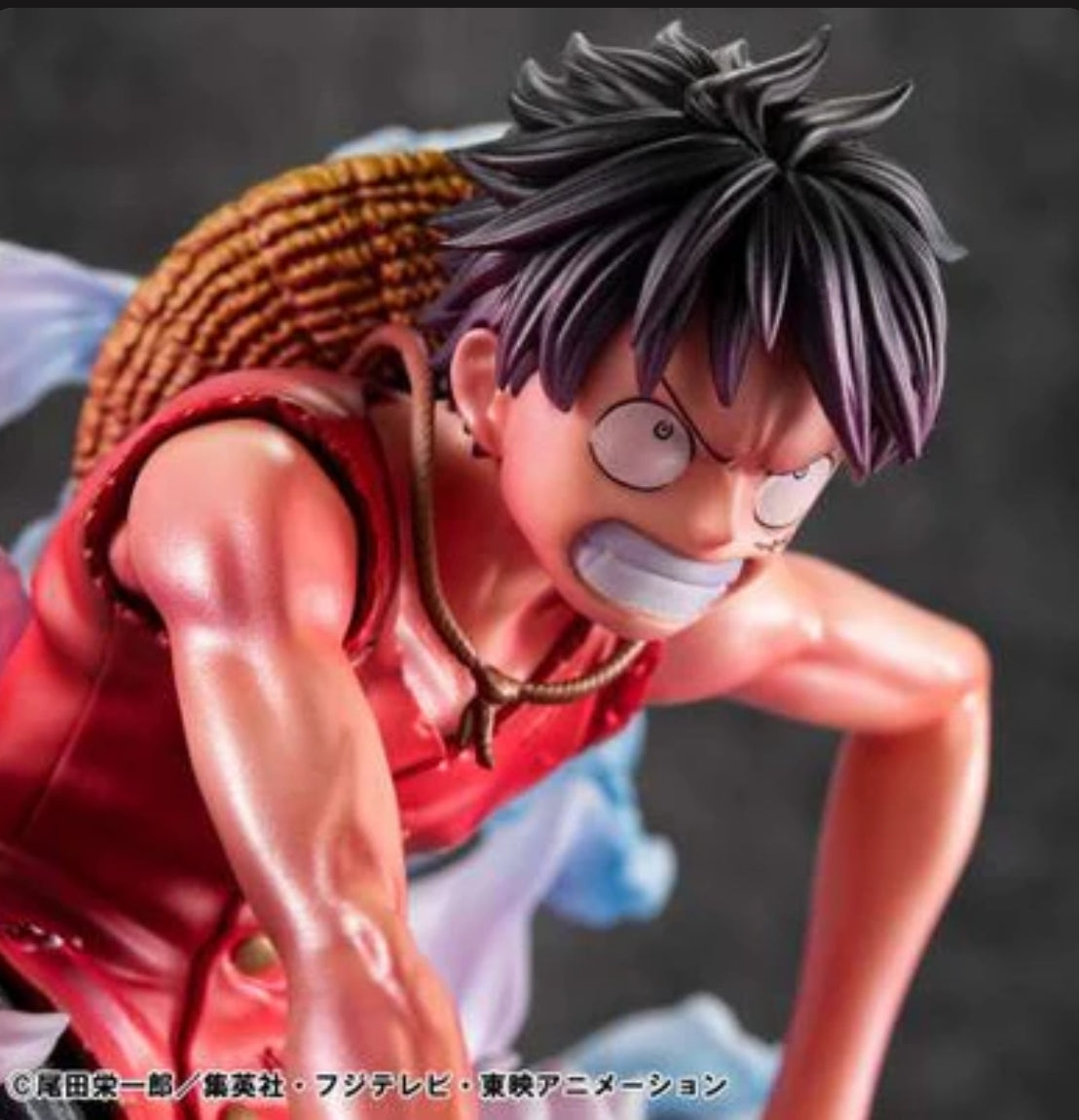 One Piece P.O.P Monkey D. Luffy Gear 2 Limited Ed Statue