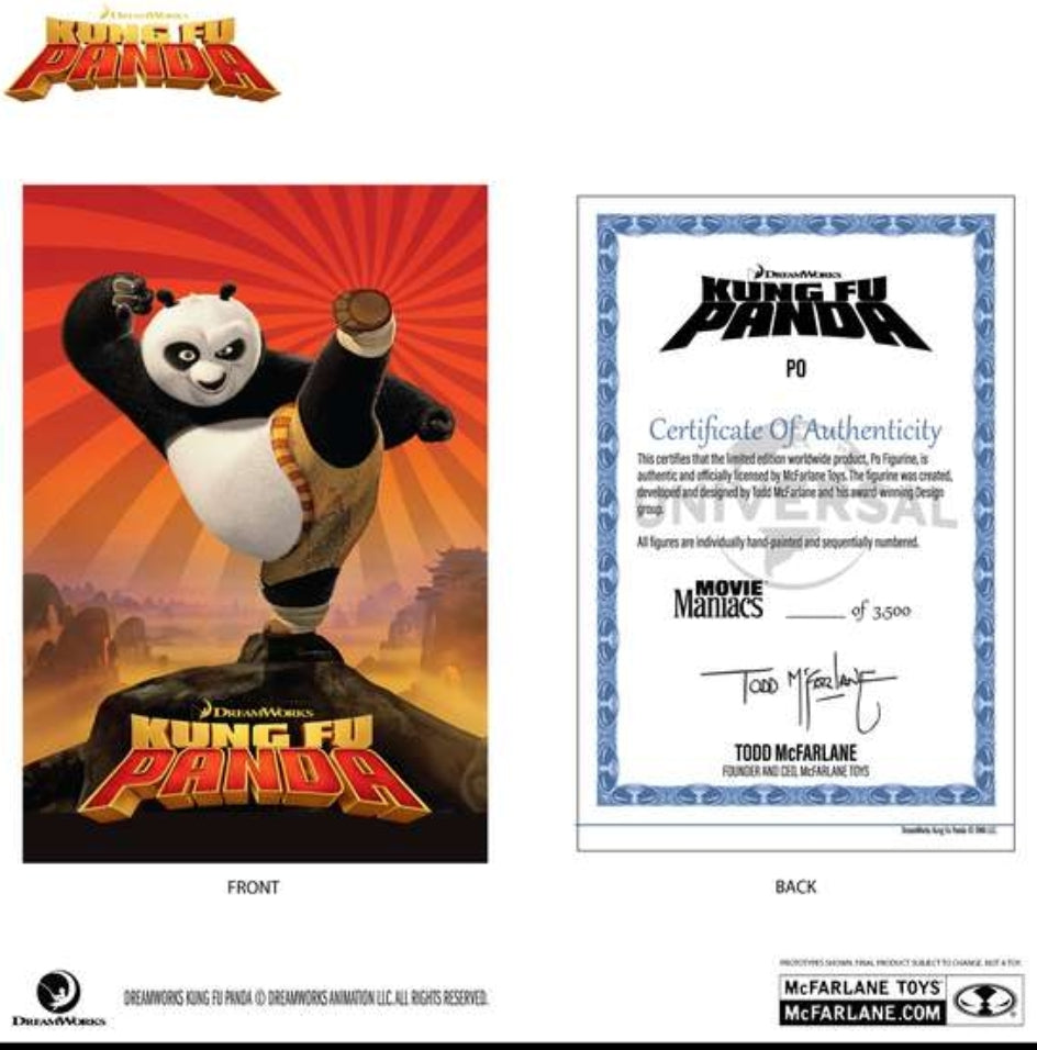 Movie maniacs kung fu panda figure