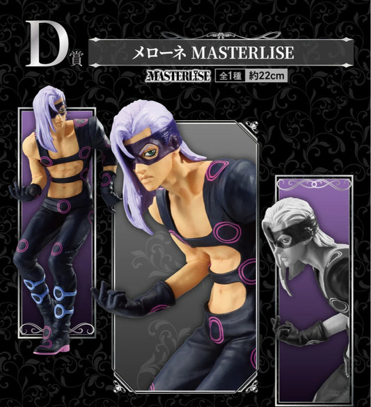 ICHIBAN KUJI JOJO'S BIZARRE ADVENTURE GOLDEN WIND HITMAN TEAM - D PRIZE MELONE MASTERLISE