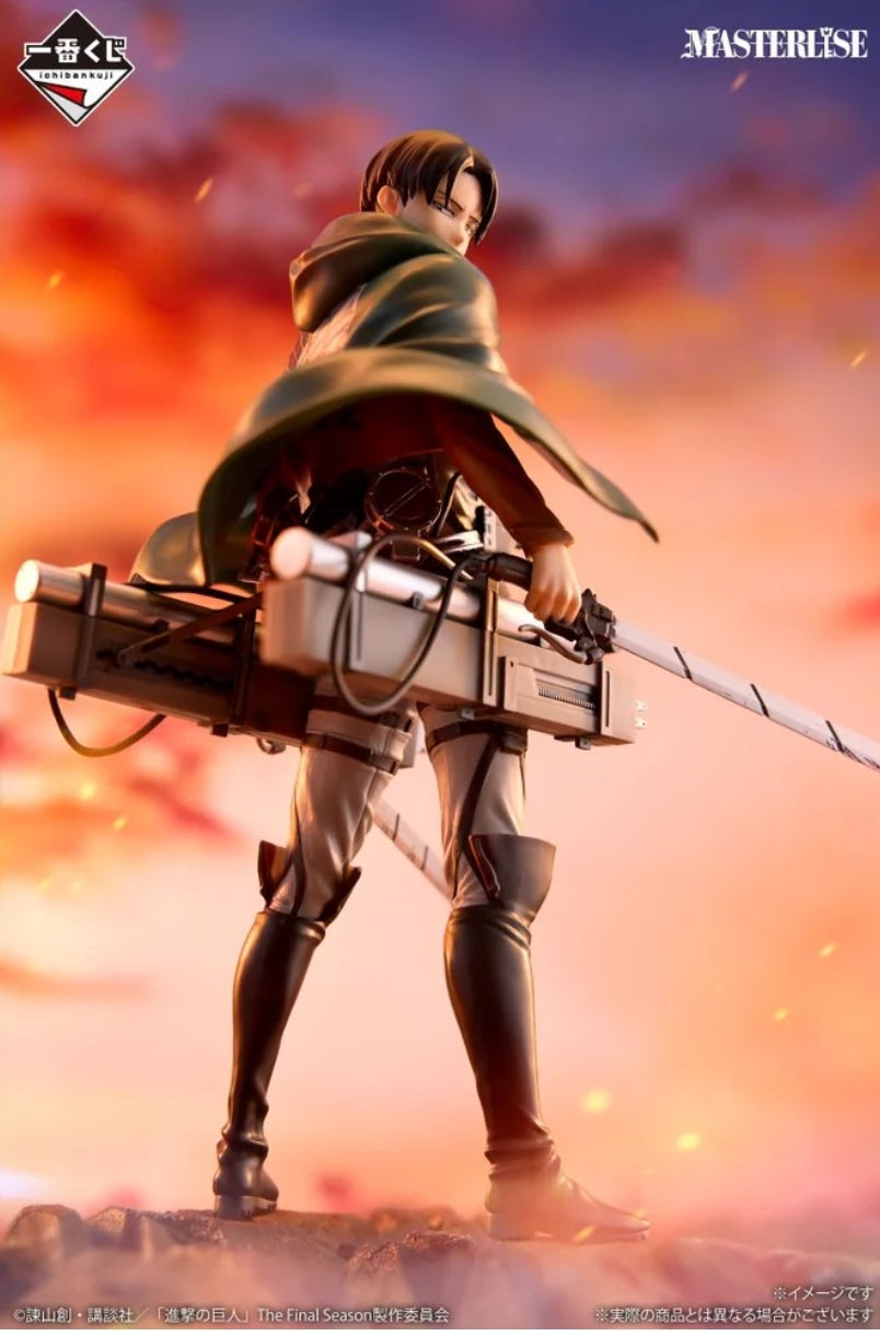 Ichiban Kuji Attack on Titan I'll Take Down the Beast Titan - B Prize Levi Figure MASTERLISE