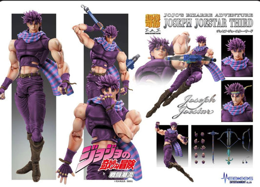 Jojo's Bizarre Adventure Super Action Statue - Joseph Joestar III