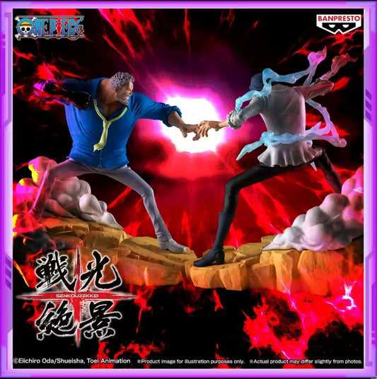 One piece senkouzzekkei Monkey D garp vs Kuzan (coppia)