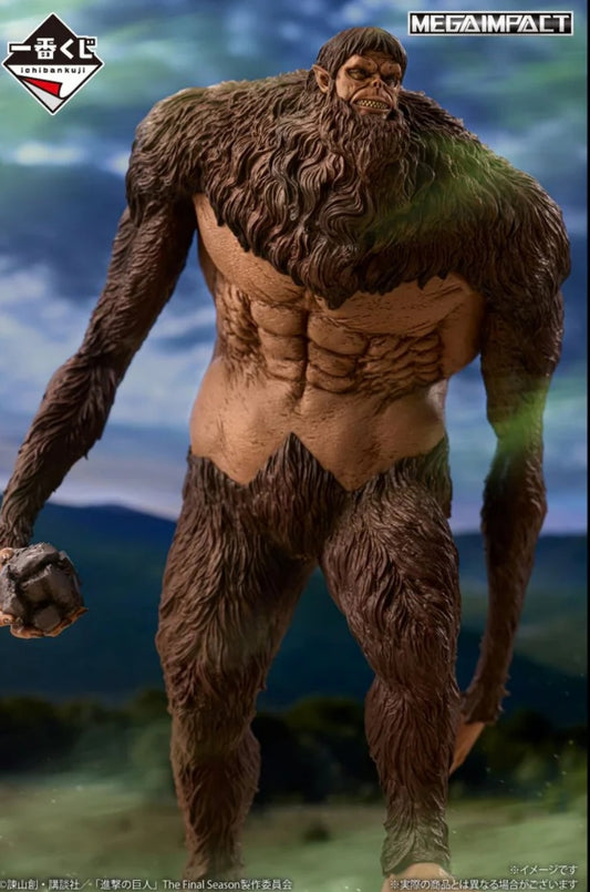 Ichiban Kuji Attack on Titan I'll Take Down the Beast Titan - A Prize Beast Titan Figure MEGAIMPACT