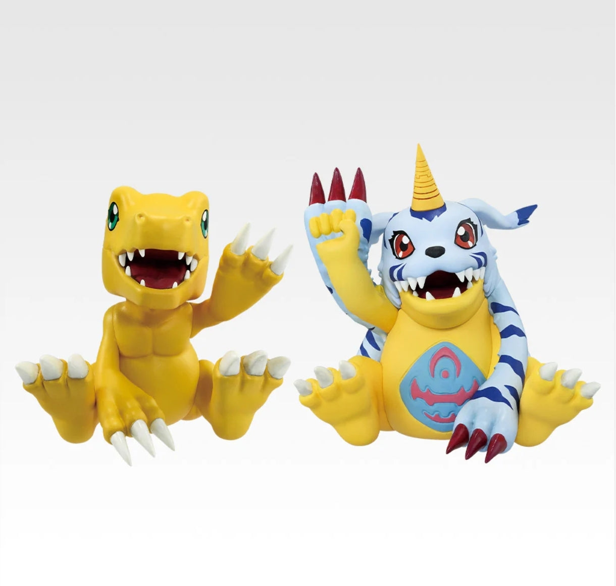 Ichiban Kuji Digimon Series Collision of Light and Darkness - C Prize Agumon and Gabumon Set Figure