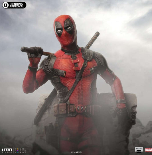 Deadpool & wolverine deadpool 1/10 statue