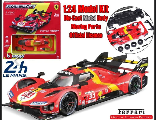 Ferrari 499p Lmh (2023 24h Le Mans Champion) - Model Kit 1:24