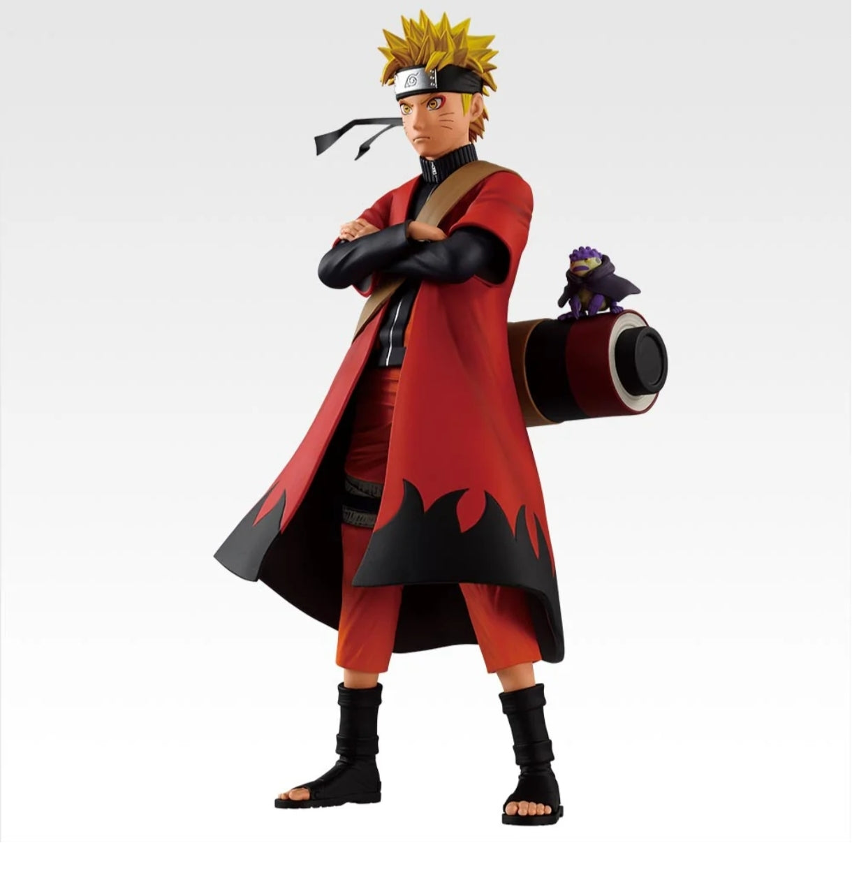ICHIBAN KUJI NARUTO SHIPPUDEN THE BRIDGE OF PEACE AND THE LAMENT OF REINCARNATION - A PRIZE NARUTO UZUMAKI (SAGE MODE) MASTERLISE FIGURE