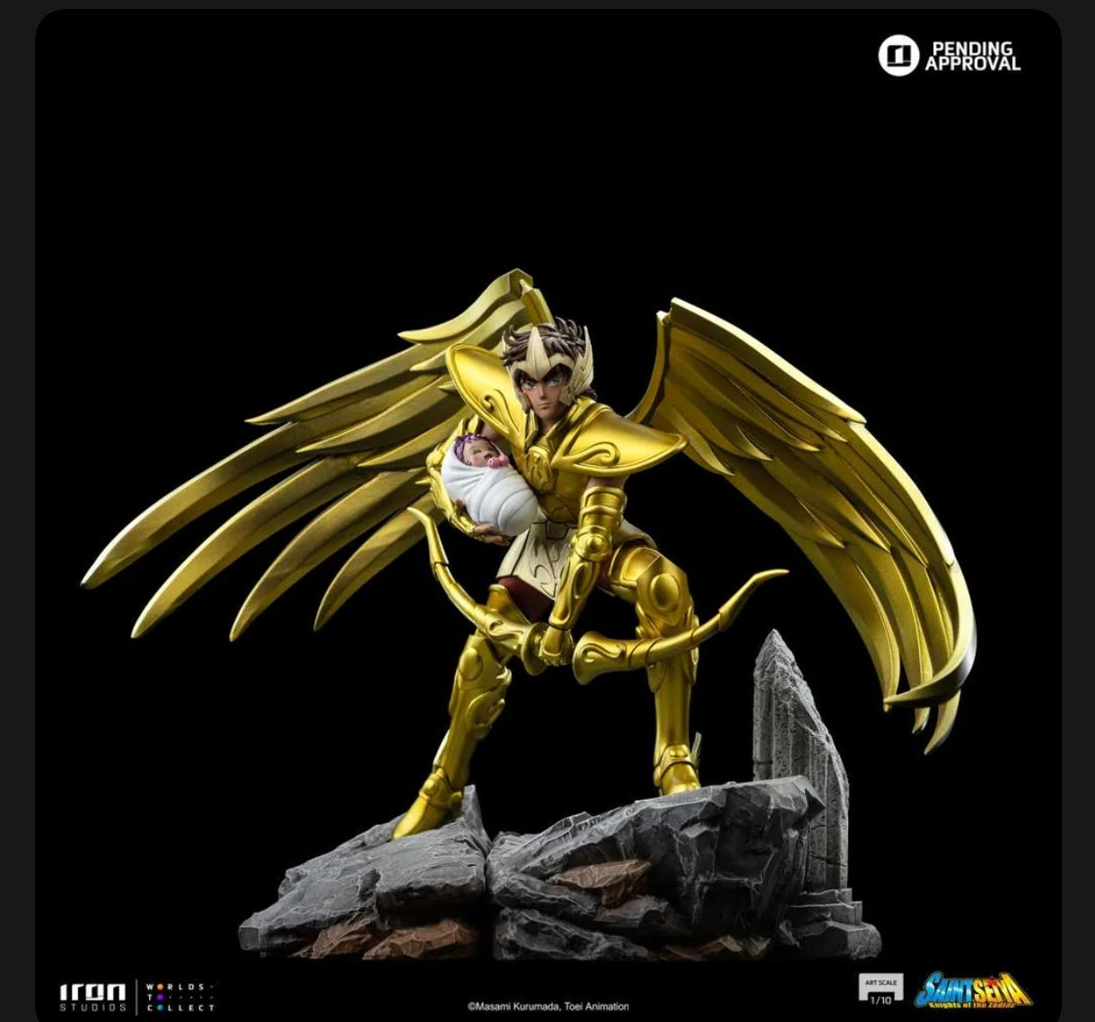 Saint Seiya Sagittarius Aiolos 1/10 Statue