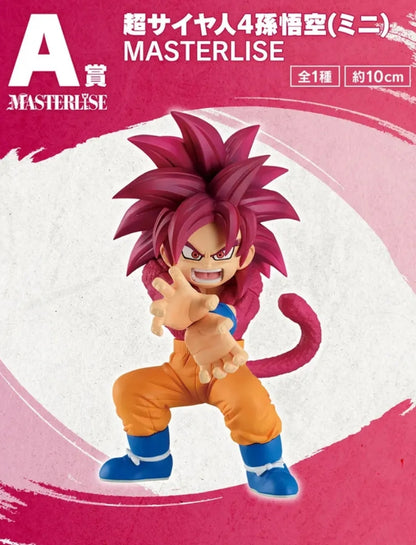 ICHIBAN KUJI DRAGON BALL DAIMA 2 -PREMIO A- SUPER SAIYAN 4 SON GOKU MINI MASTERLISE