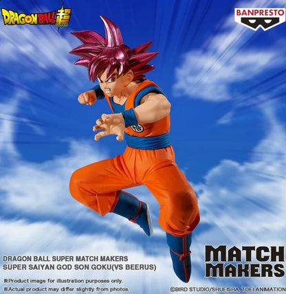 Dragon Ball Super Match Makers - Super Saiyan God Son Goku VS Beerus ( SET 2 figure)