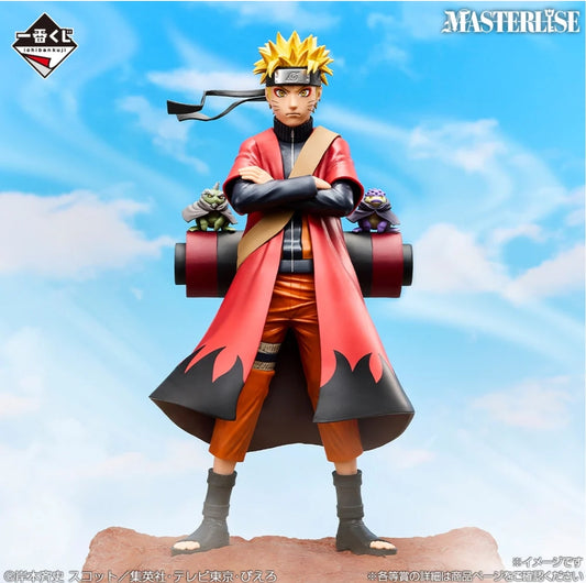 ICHIBAN KUJI NARUTO SHIPPUDEN THE BRIDGE OF PEACE AND THE LAMENT OF REINCARNATION - A PRIZE NARUTO UZUMAKI (SAGE MODE) MASTERLISE FIGURE